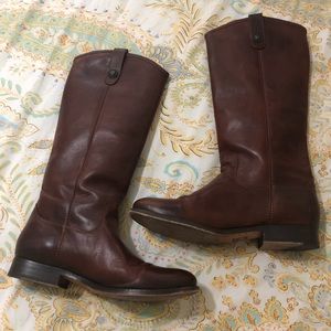 Frye Melissa button riding boots